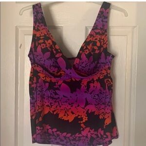 FLORAL TANKINI TOP